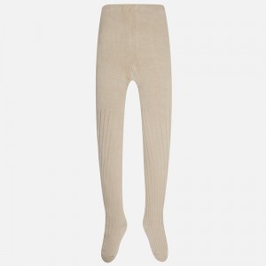 Dres crem cu dungi fete Mayoral 10313TI17BEJ